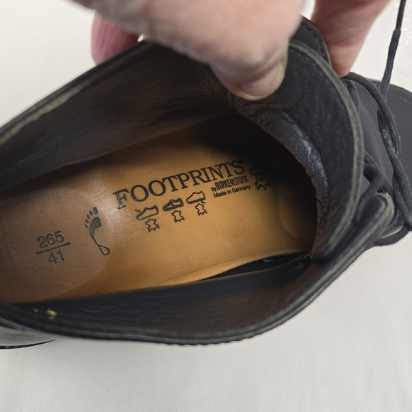 Footprints By Birkenstock Mens 41=8 To 8.5 Cornwall Chukka Boots Black Leather main image 11